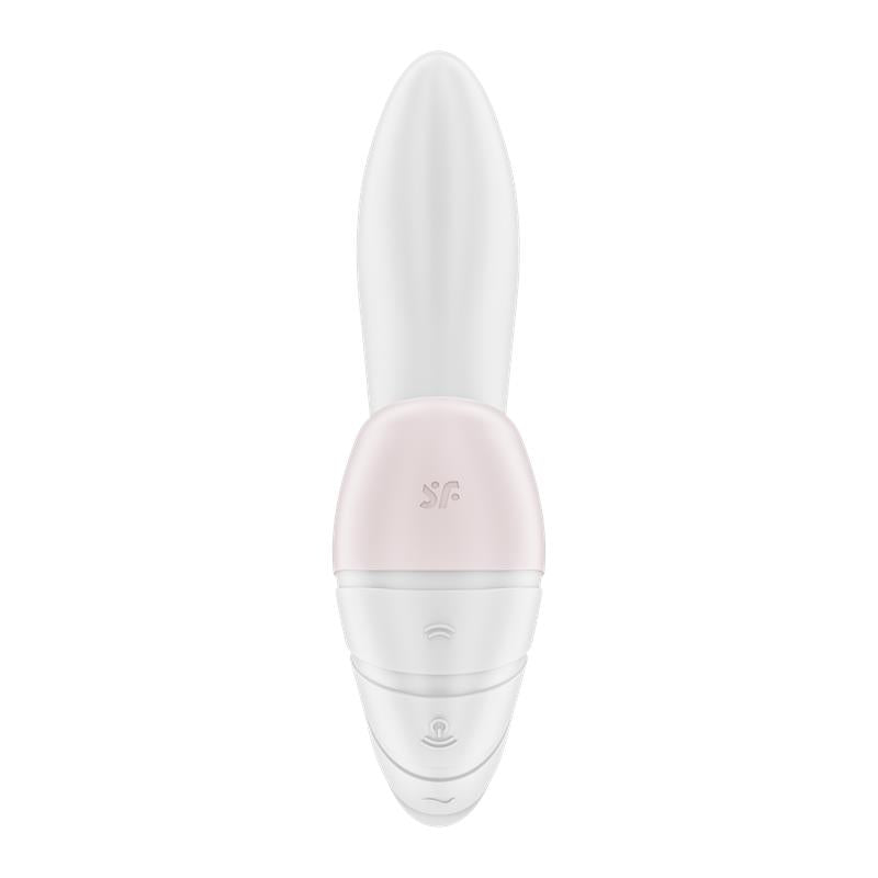 Satisfyer succionador de clítoris con vibración "Supernova" blanco