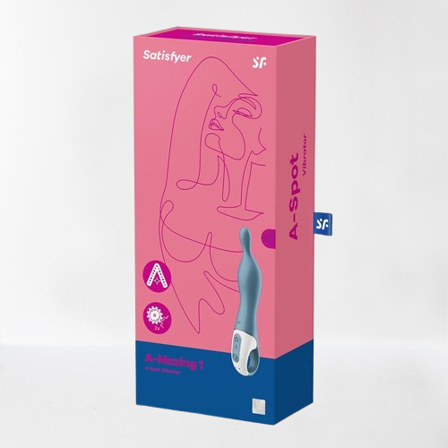 Satisfyer vibrador estimulador Punto A "A-Mazing 1" azul
