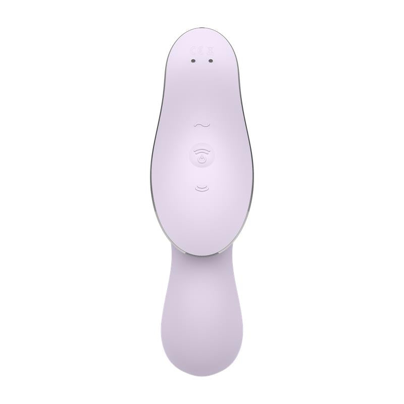 Satisfyer succionador de clítoris con vibración "Curvy Trinity 2" violeta