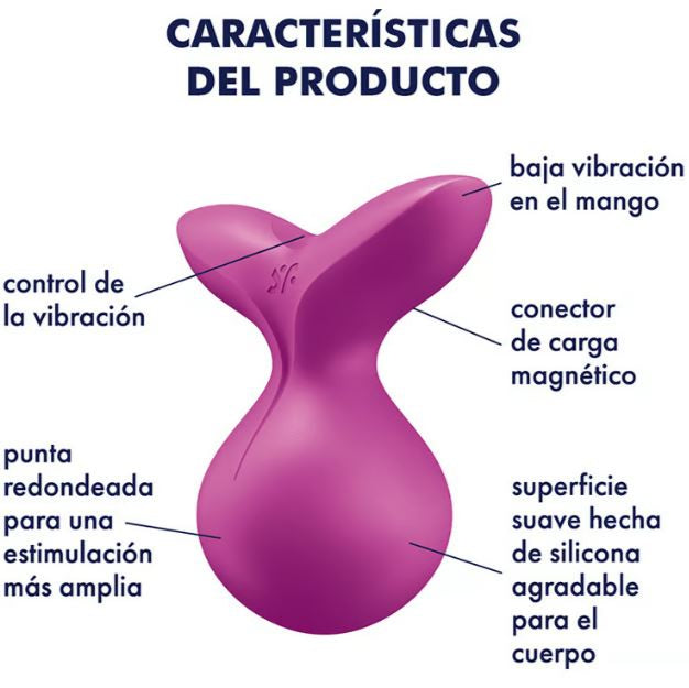 Satisfyer vibrador lay-on para el clítoris "Viva la Vulva 3"