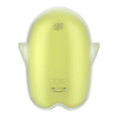 Satisfyer succionador de clítoris con vibración "Glowing Ghost" amarillo (brilla en la oscuridad)