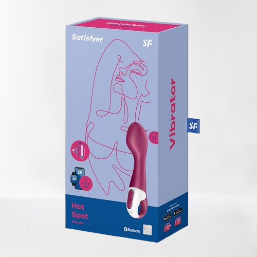 Satisfyer vibrador estimulador Punto G con efecto calor "Hot Spot" (con app)