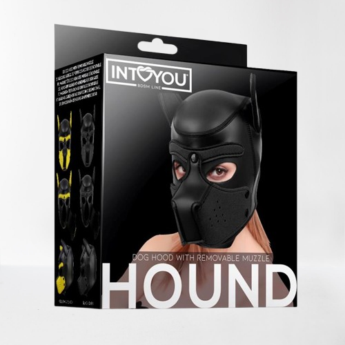 Intoyou "BDSM Line" máscara Hound de perro negra