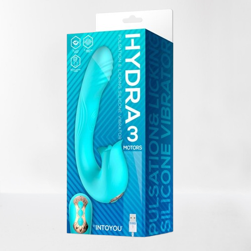 Intoyou vibrador con pulsación y lengua estimuladora "Hydra"