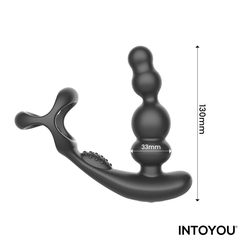 Intoyou plug anal oscilante con vibración "Klark"