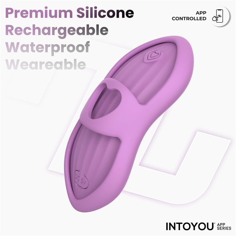 INTOYOU APP SERIES estimulador de dedo con calor y funda "Laia"