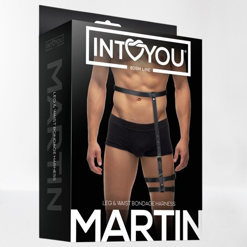 Intoyou "BDSM Line" arnés masculino Martin para pierna y cintura