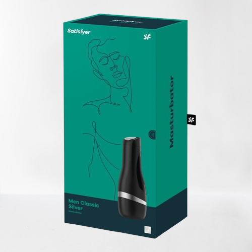 Satisfyer masturbador "Men Classic" plata