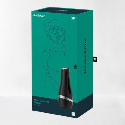 Satisfyer masturbador "Men Classic" plata