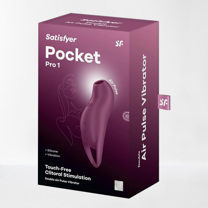 Satisfyer succionador de clítoris con vibración "Pocket Pro 1"