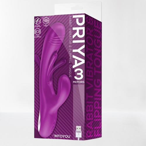 Intoyou vibrador con lengua flipping "Priya"