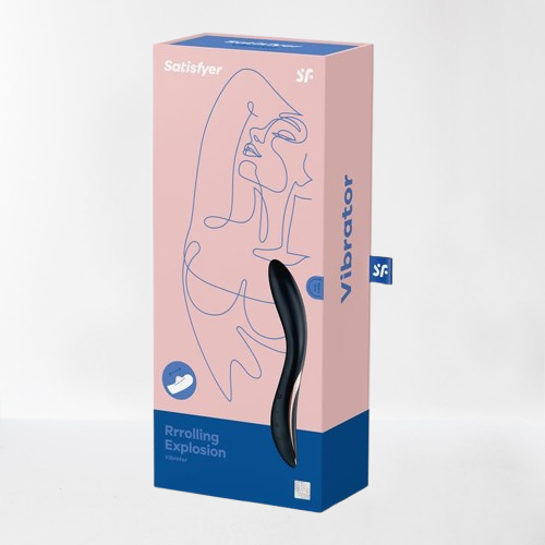 Satisfyer vibrador Punto G "Rrrolling Explosion" negro