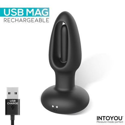 Intoyou plug anal vibrador y flipping "Sasha"