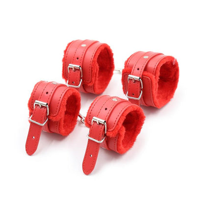 Intoyou "BDSM Line" set bondage 10 piezas rojo