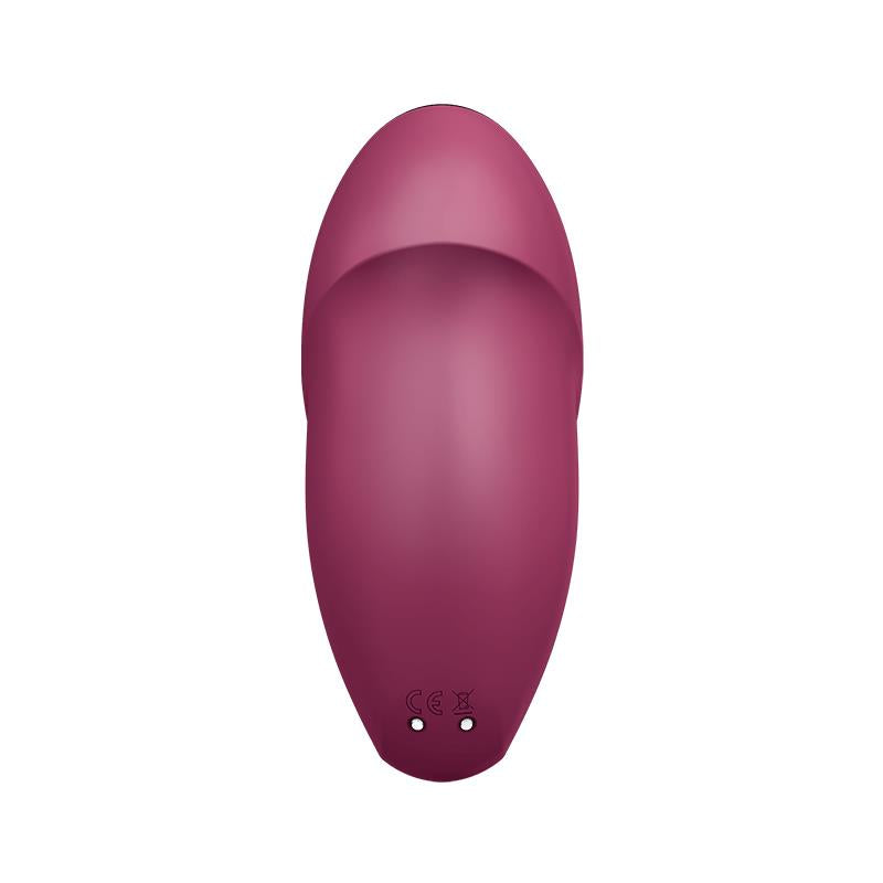 Satisfyer vibrador con tapping "Tap and Climax 1" rojo