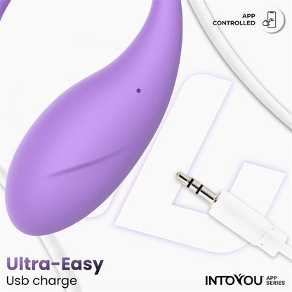 Intoyou huevo vibrador "Bulby" lavanda (con app)
