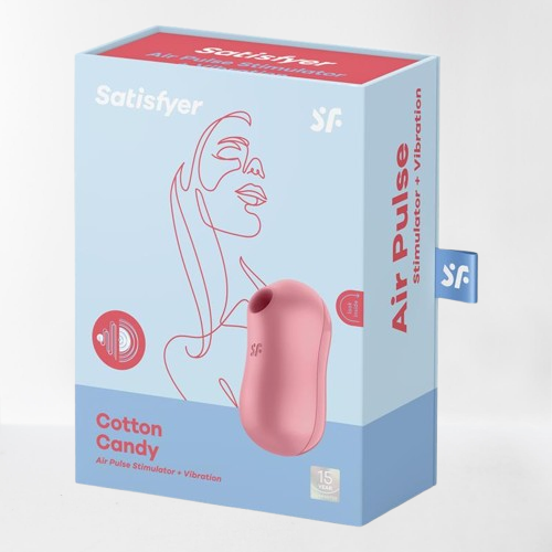 Satisfyer succionador de clítoris y vibrador "Cotton Candy" rosa