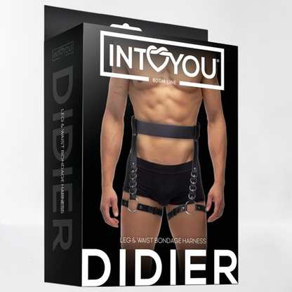 Intoyou "BDSM Line" arnés masculino Didier para piernas y cintura