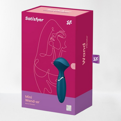 Satisfyer vibrador y masajeador "Mini Wand-er" azul