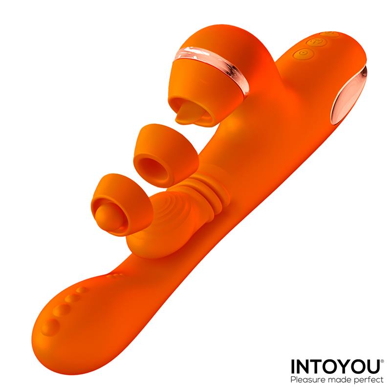 Intoyou vibrador 4 en 1 (tapping-licking-tickling-masaje) "Ethan"