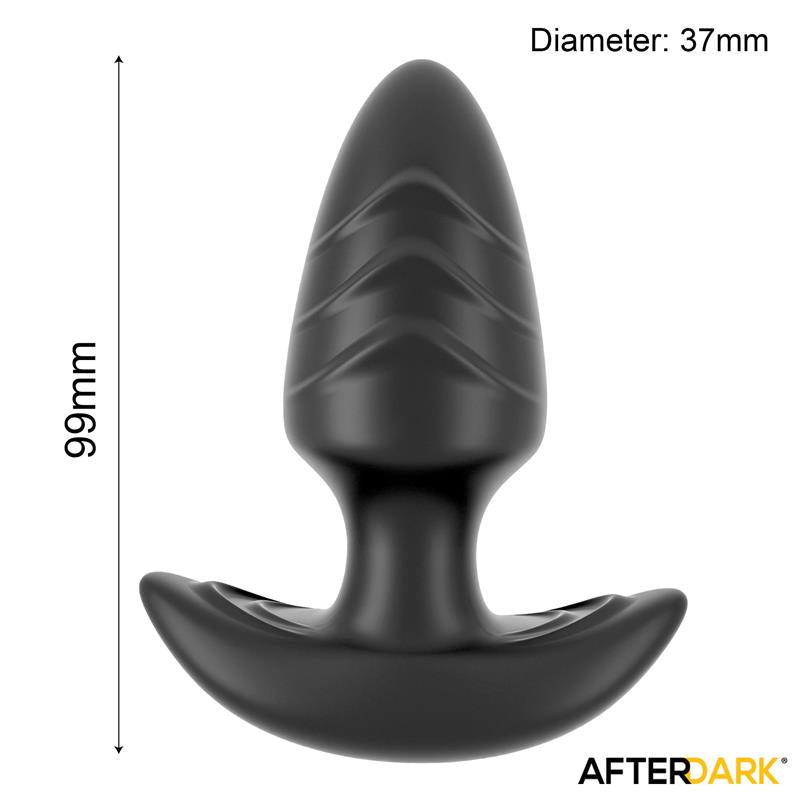 LateToBed Afterdark plug anal con vibración y rotación "Frank"