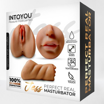 Intoyou LikeTrue boca, vagina y ano hiper realista "Jess"