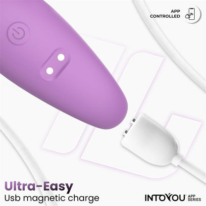 Intoyou vibrador flexible lavanda (con app)