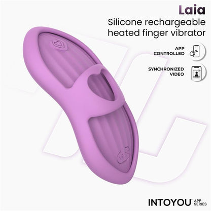 INTOYOU APP SERIES estimulador de dedo con calor y funda "Laia"