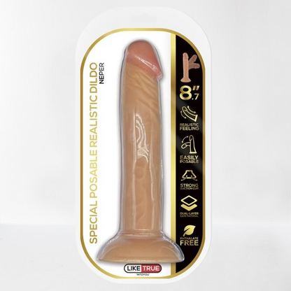 Intoyou LikeTrue dildo hiper realista articulable "Neper" dual layer 22 cm