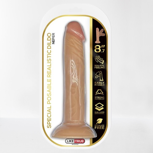Intoyou LikeTrue dildo hiper realista articulable "Neper" dual layer 22 cm