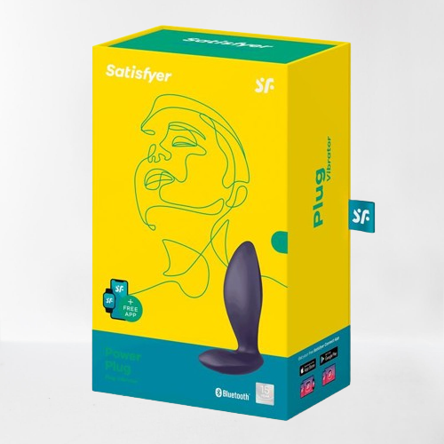 Satisfyer plug anal "Power Plug" lila (con app)