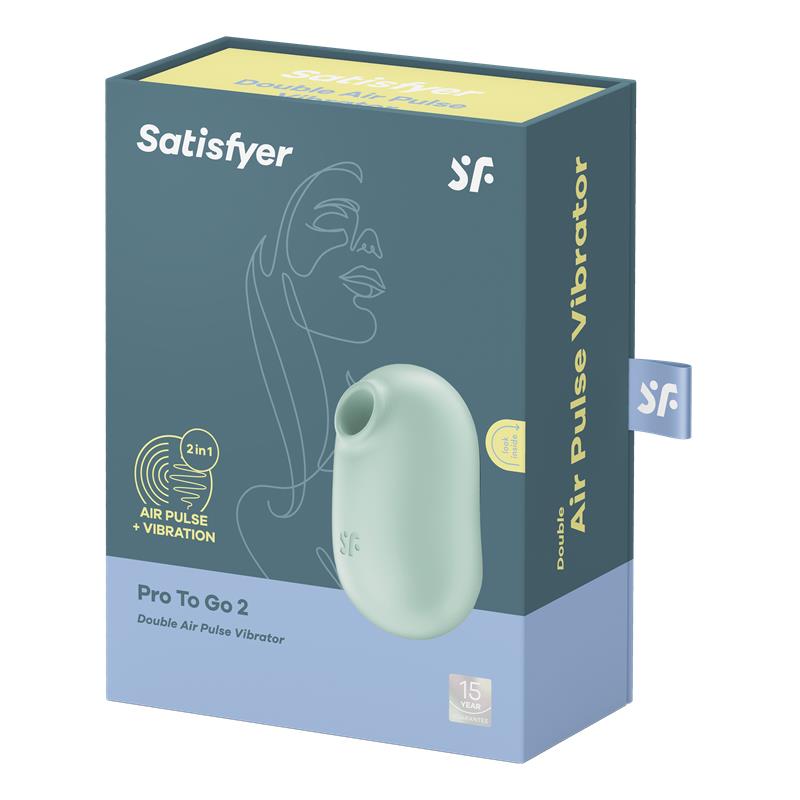 Satisfyer succionador de clítoris con vibración de viaje "Pro To Go 2"