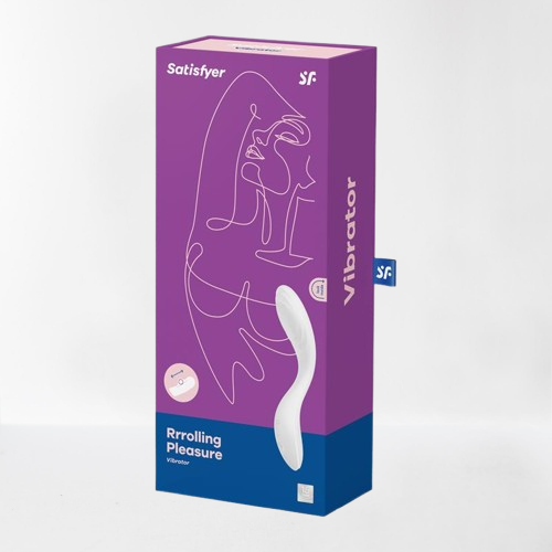 Satisfyer vibrador Punto G "Rrrolling Pleasure" blanco