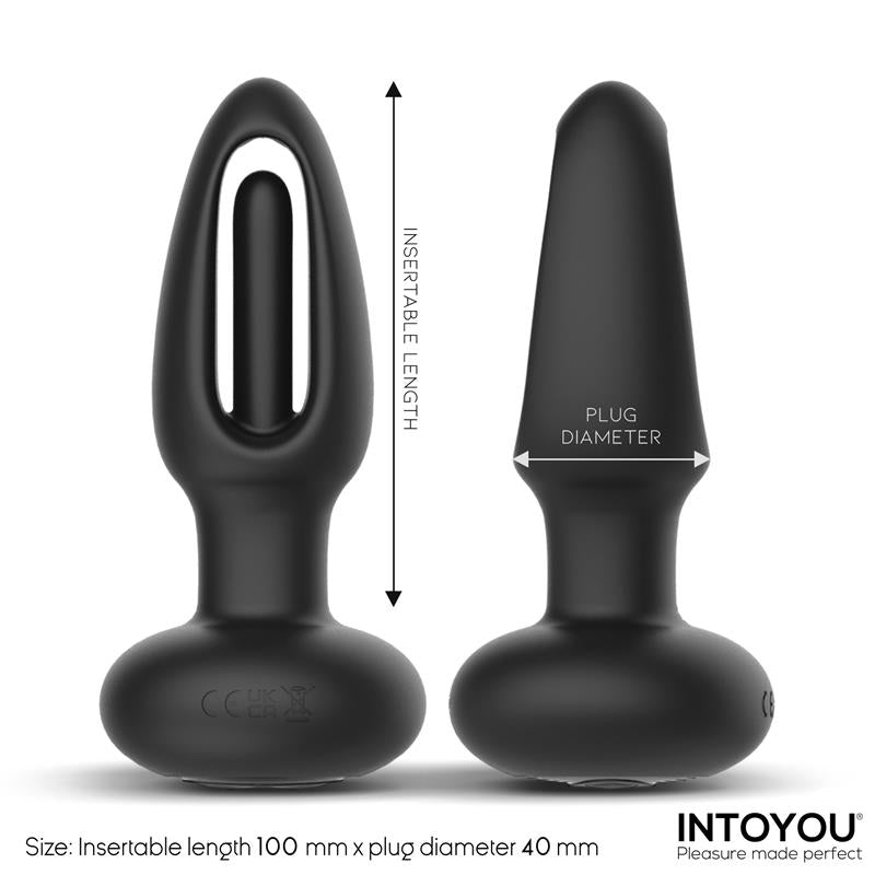 Intoyou plug anal vibrador y flipping "Sasha"