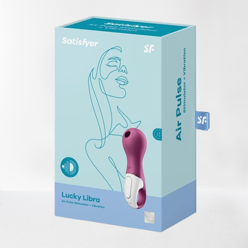 Satisfyer succionador de clítoris con vibración "Lucky Libra" morado