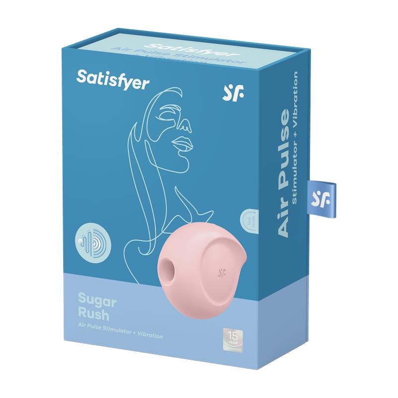 Satisfyer succionador de clítoris con vibración "Sugar Rush"