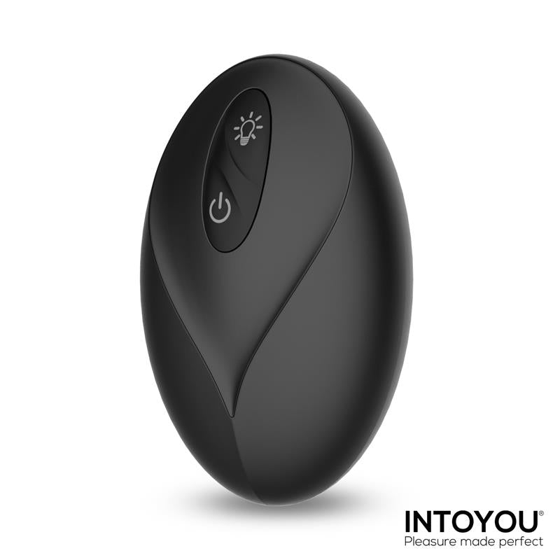 Intoyou plug anal con thrusting, vibración y luces led "Tainy"