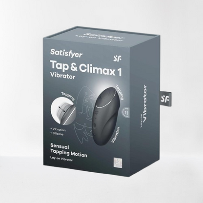 Satisfyer vibrador con tapping "Tap and Climax 1" negro