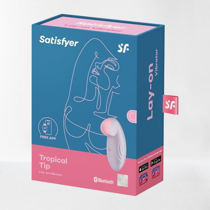 Satisfyer vibrador "Tropical Tip" lila (con app)