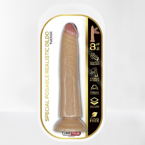 Intoyou LikeTrue dildo hiper realista articulable "Tucker" dual layer 21 cm