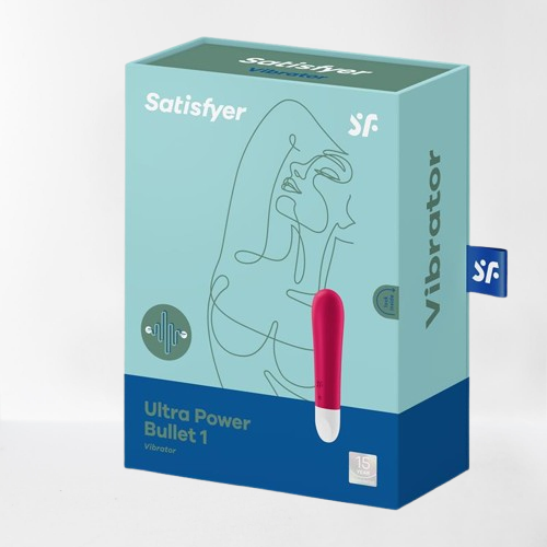 Satisfyer vibrador "Ultra Power Bullet 1" rojo