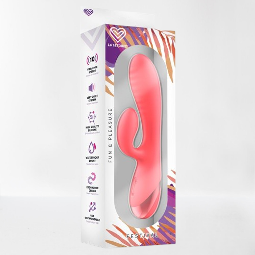 LateToBed Festival vibrador "Almor" rosa