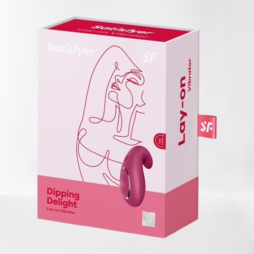 Satisfyer vibrador lay-on con dos motores "Dipping Delight"
