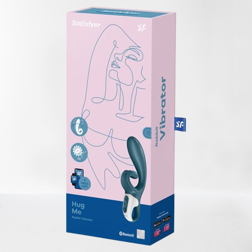 Satisfyer vibrador "Hug Me" azul (con app)