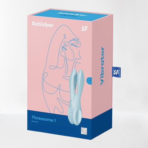 Satisfyer vibrador "Threesome 1" azul