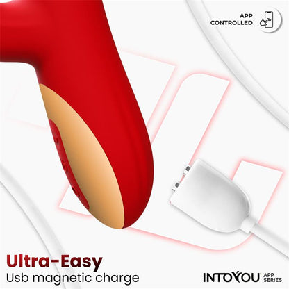 Intoyou vibrador con thrusting y waving "Ascen" (con app)