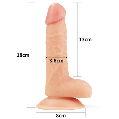 Lovetoy dildo The Ultra Soft Dude 8 Natural