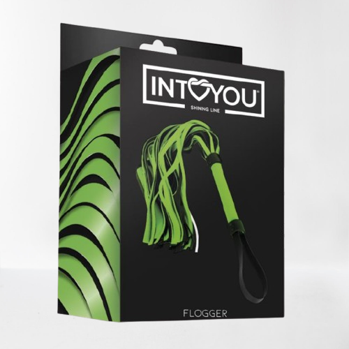 Intoyou "Shining Line" flogger (brilla en la oscuridad)