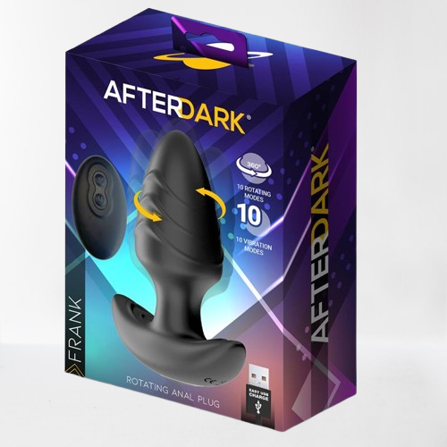 LateToBed Afterdark plug anal con vibración y rotación "Frank"