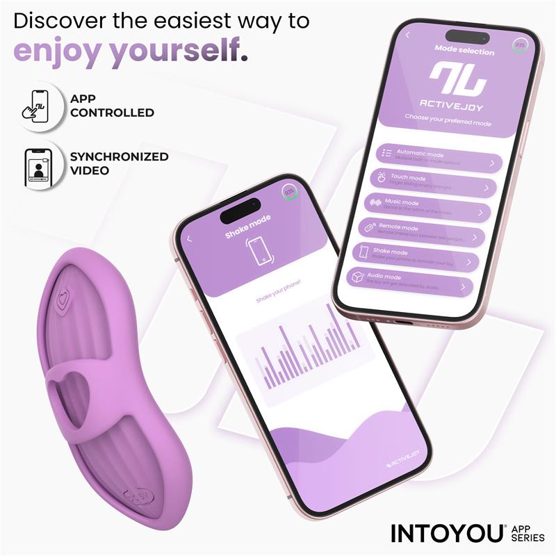 INTOYOU APP SERIES estimulador de dedo con calor y funda "Laia"